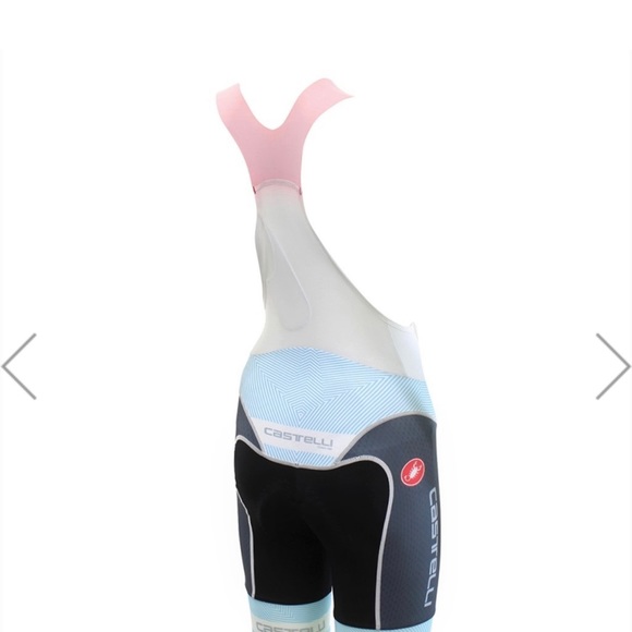 NWT Castelli XS Women’s Bib Shorts Rosso Corsa - Picture 8 of 9